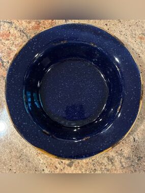 Pier 1 Imports Hacienda de Vida Indigo Bowl 8.25" Pasta Salad Stoneware